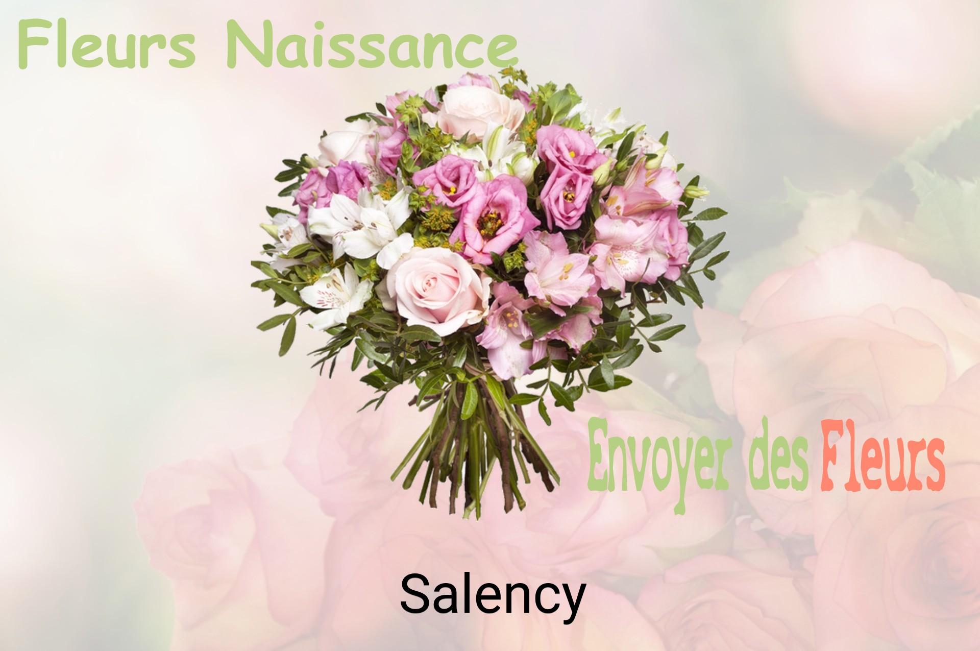 Bouquet de fleurs de naissance livré à Salency